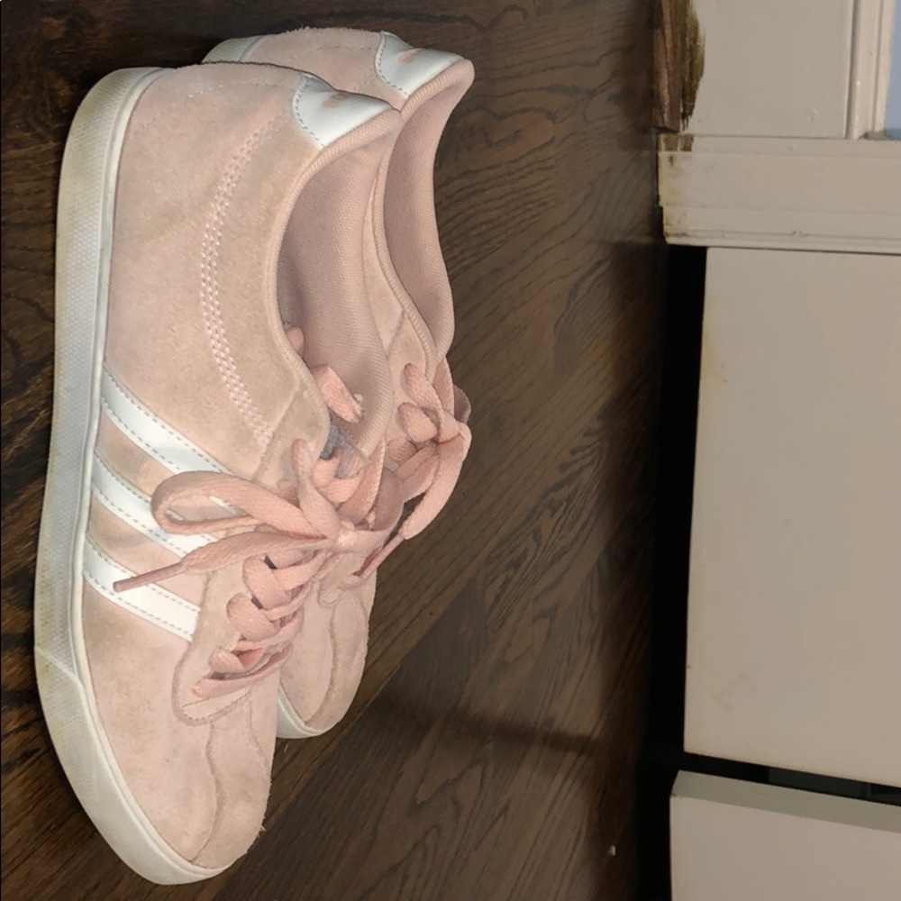 Light pink Adidas sneakers
